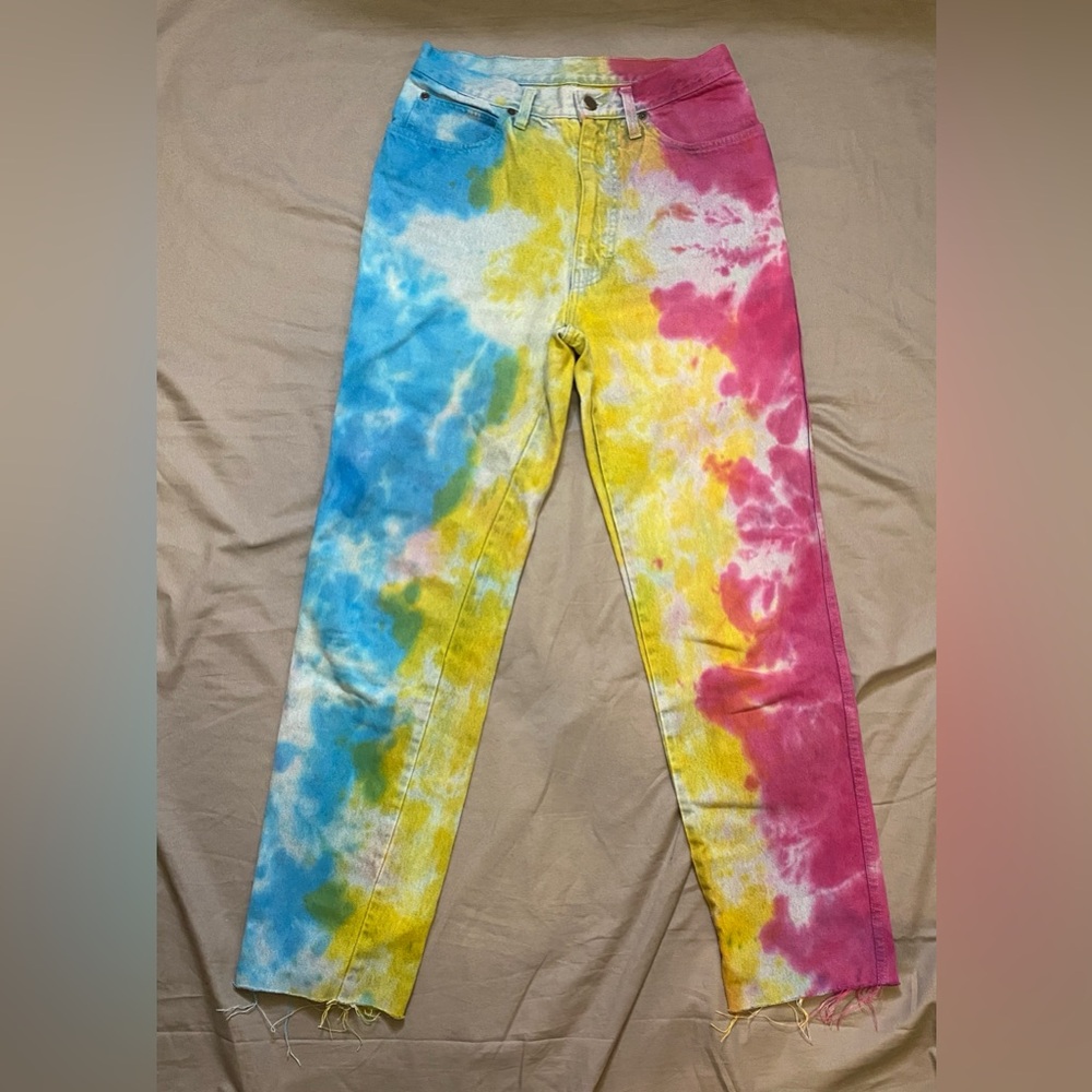 Pop 84 Colorful Tie-Dye Women's Jeans size 32